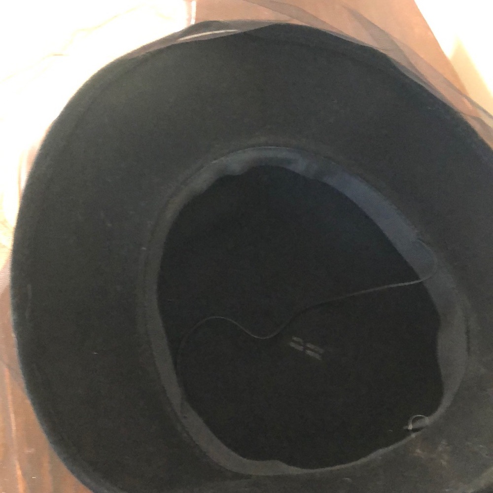Black Wool Hat - Picture 2 of 6